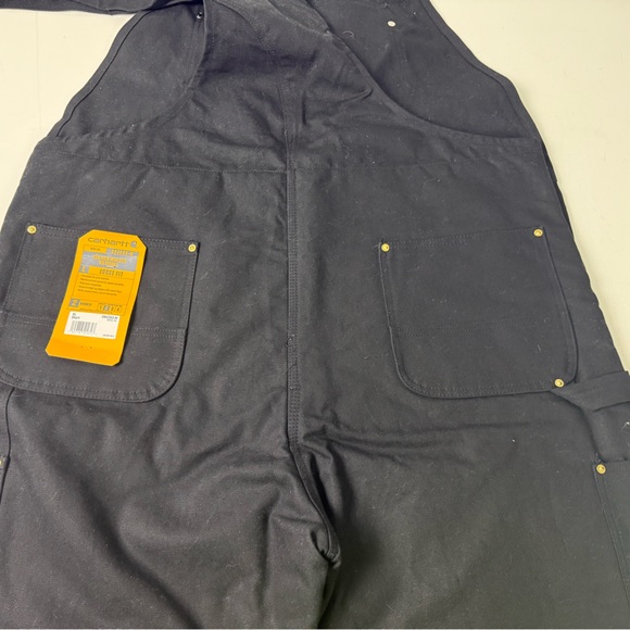 Carhartt Firm Duck Insulated Loose Fit Bib Overalls NWT XL Short - Picture 7 of 7